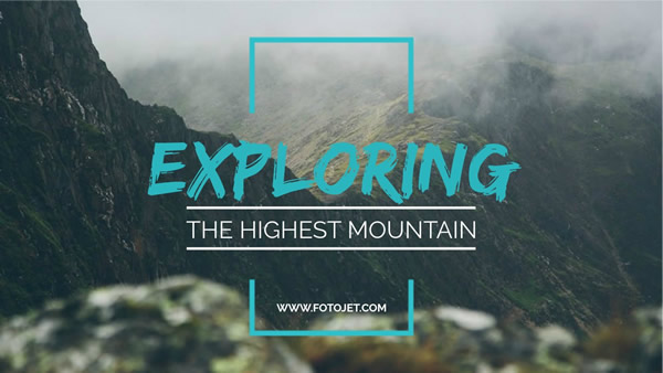 Exploring Mountain YouTube Thumbnail Template
