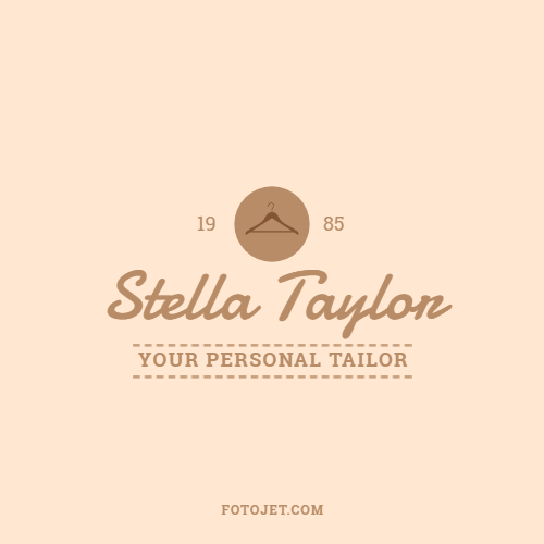 Hanger Fashion Clothing Shop Logo Template