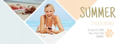 Summer travel Facebook cover